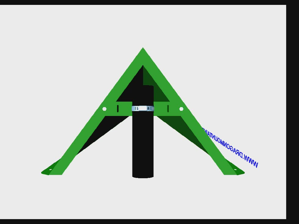 3D Rotating Diverter - Splitter With Small Bracket