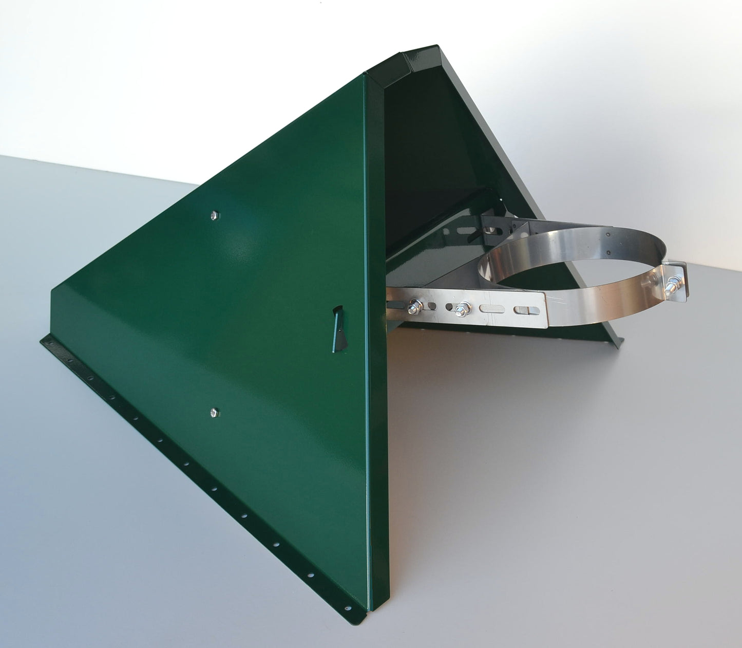 Chimney Snow Protector With Bracket (Dark Green)