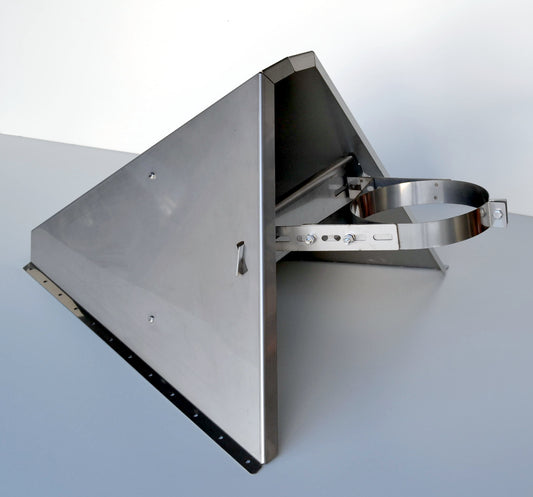 Chimney Snow Protector With Bracket (Stainless)